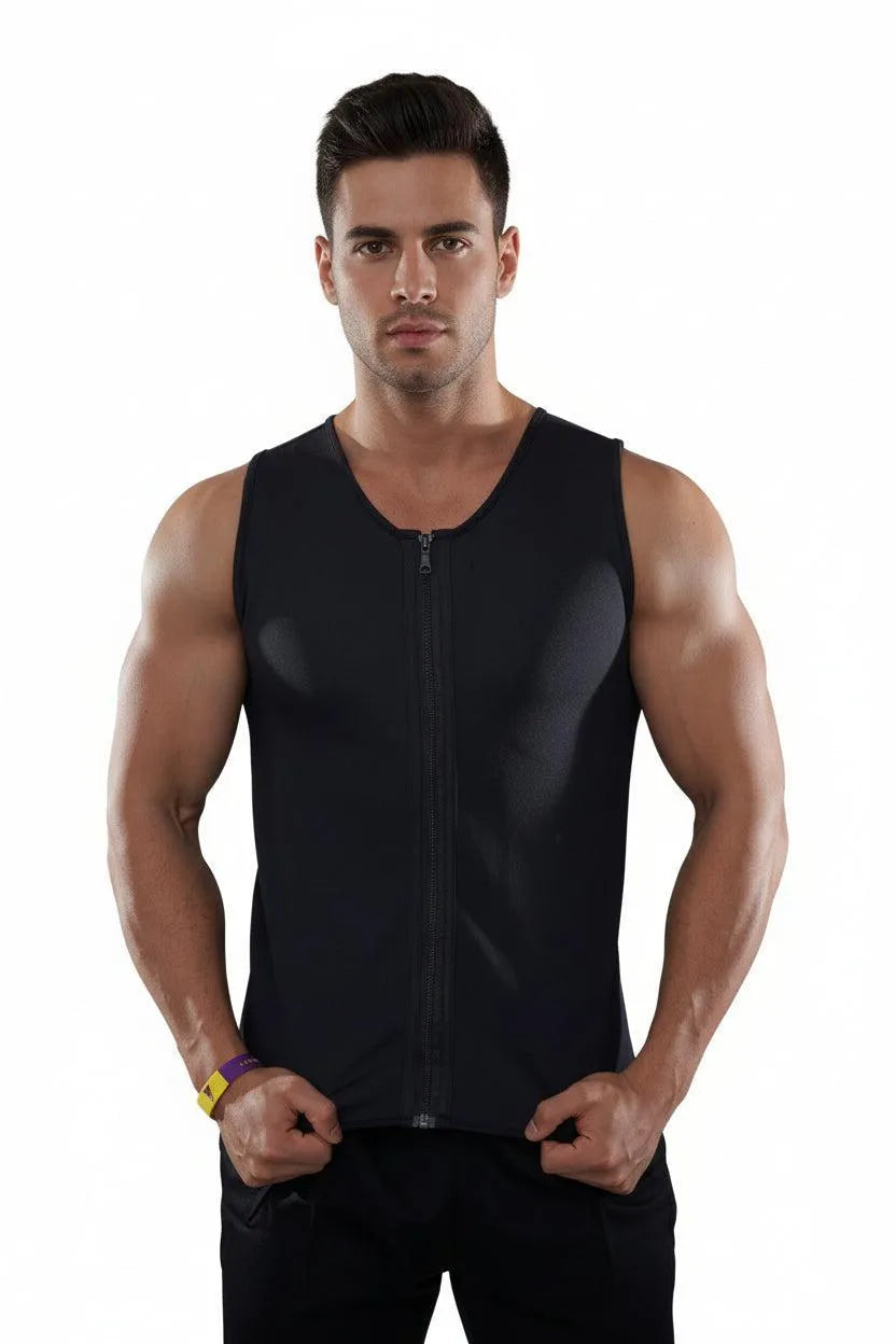 Performance Thermal Zip-Up Sauna Sweat Vest | Yolo-Fitness-Fitness-YOLO Fitness