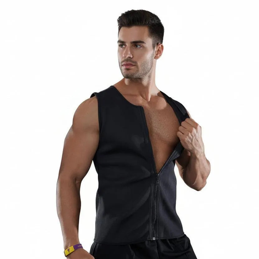Performance Thermal Zip-Up Sauna Sweat Vest | Yolo-Fitness-Fitness-YOLO Fitness