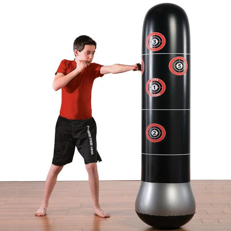 Shadow-Strike 1.6m Inflatable Precision Boxing Pillar | Yolo-Fitness-YOLO Fitness