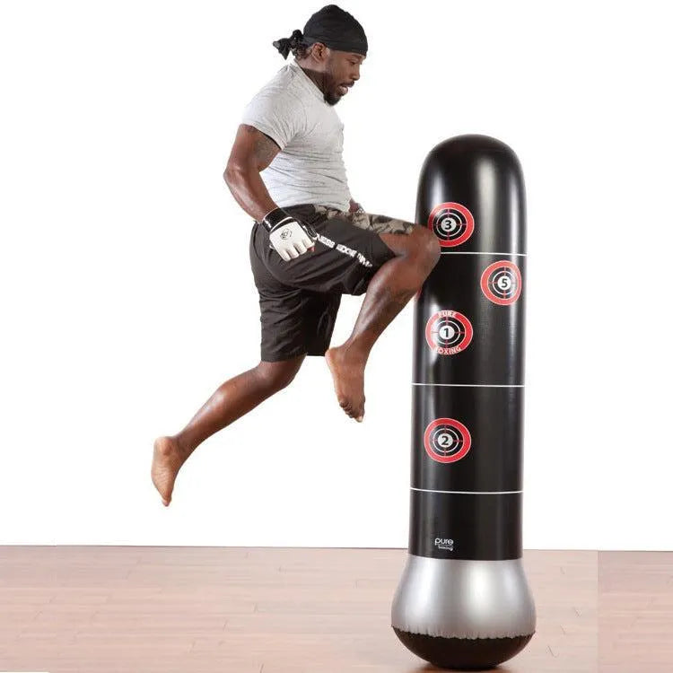 Shadow-Strike 1.6m Inflatable Precision Boxing Pillar | Yolo-Fitness-YOLO Fitness