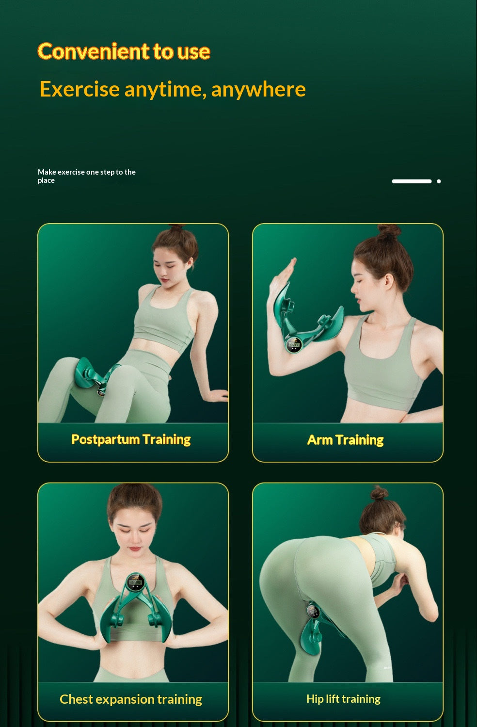 Multi-Functional Leg Trainer for Postpartum Recovery