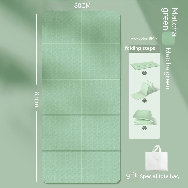 TPE Folding Yoga Mat for Napping and Relaxation