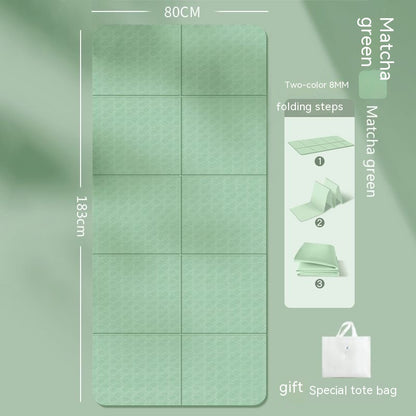 TPE Folding Yoga Mat for Napping and Relaxation